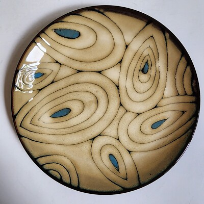 Stoneware Teal Reactive By Pier 1 Imports Snack/Salad Plate 8.25