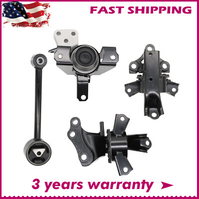 4Pcs Engine Motor & Trans Mounts For 2014-2022 Mitsubishi Mirage 1.2L 2910A318-image