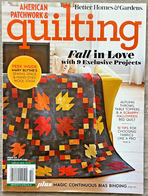 Better Homes & Gardens American Patchwork & Quilting Magazine October 2021 Issue-image