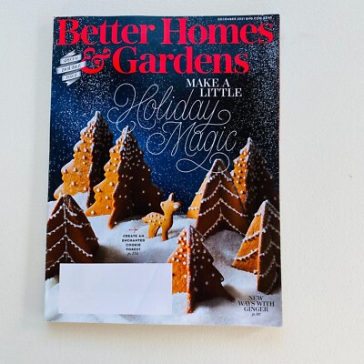 Better Homes & Gardens Magazine Dec 2021 Make A Little Holiday Magic-image