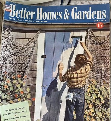 VTG Better Homes and Gardens Magazine June 1942 Midcentury History Americana-image