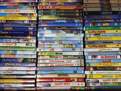 HUGE Kids DVD Movie Collection - PICK and CHOOSE - Many Great DVD Titles To Pick-image
