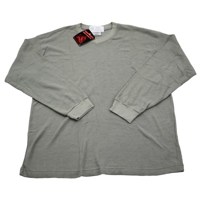 Frank N Joes Sweater Men XXL Gray Thermal Cozy Pull Over Comfortable Fit-image