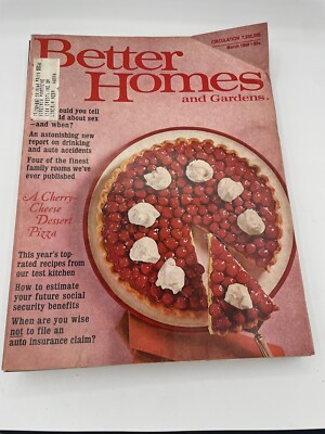 Better Homes and Gardens March 1968 Magazine Vintage MCM Holiday-image