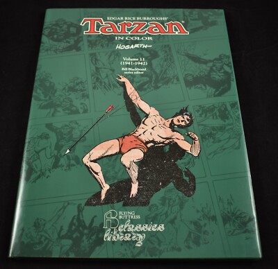 Tarzan in Color Volume 11 (1941-1942) Edgar Rice Burroughs Hardcover NBM 1995-image
