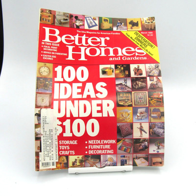 100 IDEAS UNDER $100 Better Homes And Gardens March 1986-image