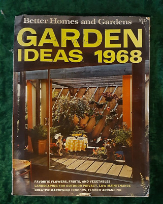1968 BETTER HOMES & GARDENS - Garden Ideas Magazine - 160 pages-image