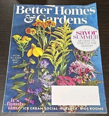 Better Homes & Gardens Magazine August 2019 Savor Summer-image