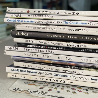 x13 Magazine Lot- Better Homes & Gardens, Forbes, Entrepreneur 2018 2020Clip Art-image