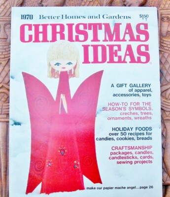 Oversize Better Homes Christmas Ideas Dec 1970 Magazine Puffed Rice Fandagos-image