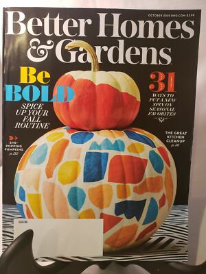 BETTER HOMES & GARDENS MAGAZINE OCTOBER 2020 SPICE UP YOUR FALL ROUTINE-image