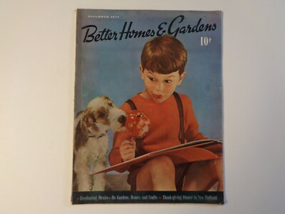 Better Homes and Gardens Magazine, November 1939, 1930's, Mexico, Thanksgiving-image