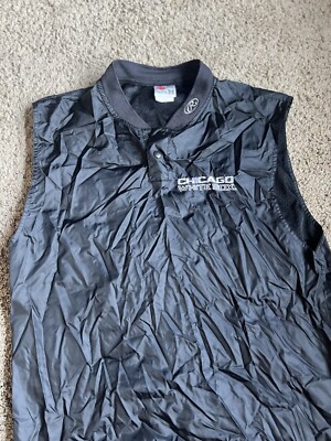 Vintage Rawlings Baseball Rain Wind Q-Zip Vest Chicago White Sox MLB Medium-image