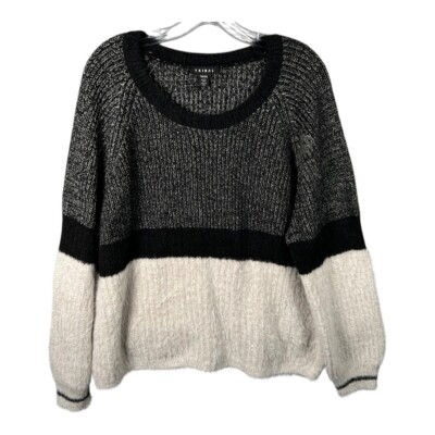 Tribal Color Block Sweater Womens Sz XXL Knit Pullover Long Sleeve Cozy-image