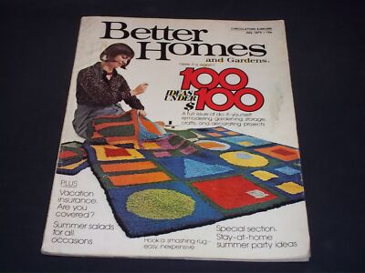 1975 JULY BETTER HOMES & GARDENS MAGAZINE - FULL PAGE COLOR ADS - L 2791-image