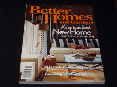 2005 NOVEMBER BETTER HOMES & GARDENS MAGAZINE - BEST NEW HOME COVER - E 4667-image