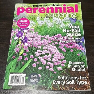 Better Homes & Gardens Magazine Perennial Gardening Your No-Fail Guide -image