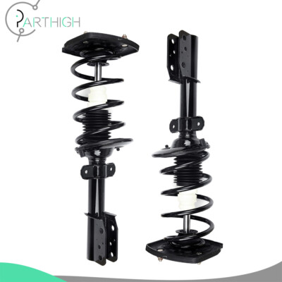 2x For 2000-2011 Chevrolet Impala Rear Complete Shocks Struts With Coil Springs-image