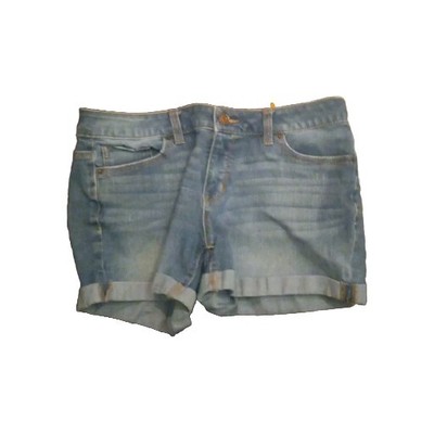 Time And Tru Woman Denim Shorts Size 10 Color Blue Cozy Comfort Casual-image