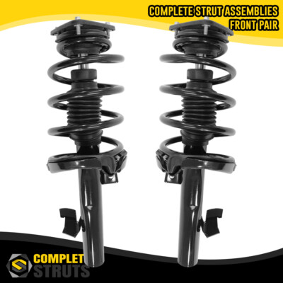 Front Pair Complete Struts & Coil Spring Assemblies for 2004-2011 Volvo S40-image
