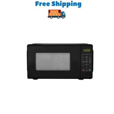 Mainstays 0.7 Cu ft Countertop Microwave Oven, 700 Watts, New Us Freeshiping-image
