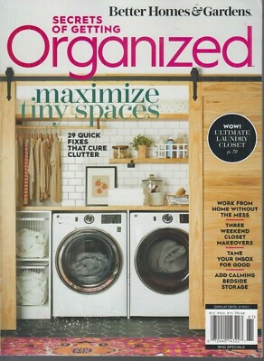 Better Homes & Gardens Secrets of Getting Organized Maximize Tiny Spaces 2021-image