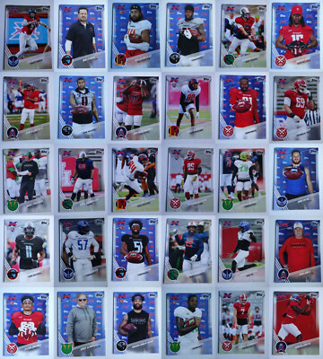2020 Topps XFL Football Cards Complete Your Set You U Pick From List 1-175-image