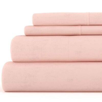Becky Cameron Sheet Set California King Imported Hypoallergenic Blush 4-Piece-image