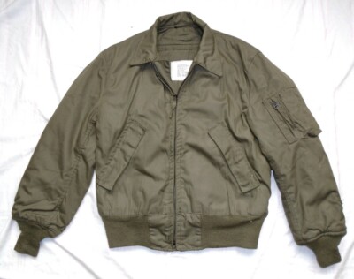 Vintage 80s Military Tanker CVC Jacket Sz S RARE FLIGHT BOMBER-image