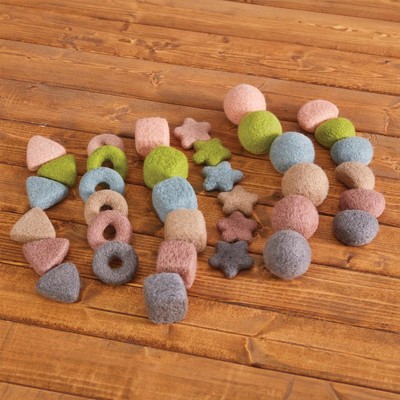 Cosy Feltala Loose Parts - Set of 36-image