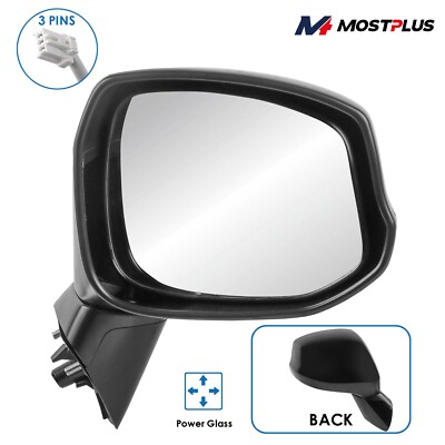 1PC Passenger Side Manual Fold Side View Mirror For 2012-2014 Honda CIVIC 3pins-image