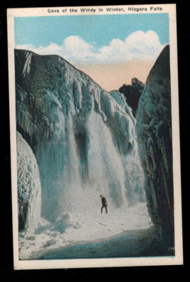 PC-2411*Vintage RPPC**Cave of the Winds* Niagara Falls, New York-Unposted-image