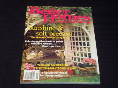1996 JUNE BETTER HOMES & GARDENS MAGAZINE - SOFT BREEZES COVER - E 2635-image