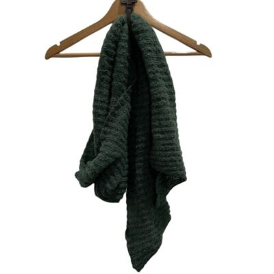 Sonoma Pine Green Cozy Ribbed Winter Scarf Cold Weather Accessory O/S-image