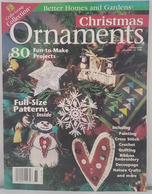 Better Homes And Gardens Christmas Ornaments Dec 1998-image
