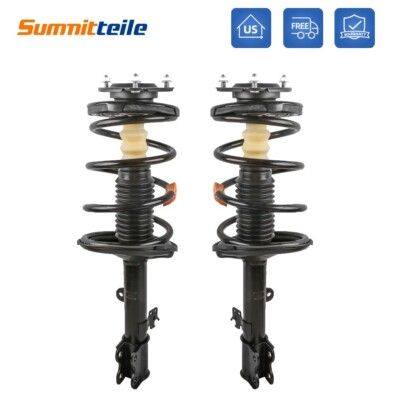 LH+RH Front Complete Shocks Absorbers Struts For 2000-2005 Toyota RAV4 AWD-image