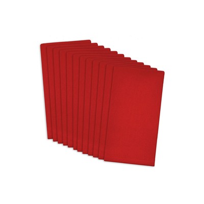 Design Imports Buffet 12-Pc. Napkins - TANGO RED ONE SIZE-image