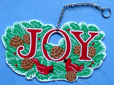 VINTAGE CHRISTMAS METAL WIND CHIME 