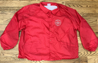 Cardinal Men's Jacket Windbreaker Lightweight Made USA Size XXL Roller Derby VTG-image
