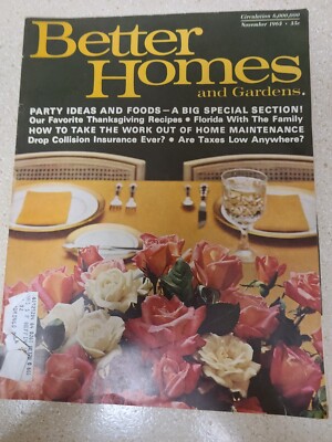 Better Homes and & Gardens AUGUST 1963 Home Building Decorating Gardening-image
