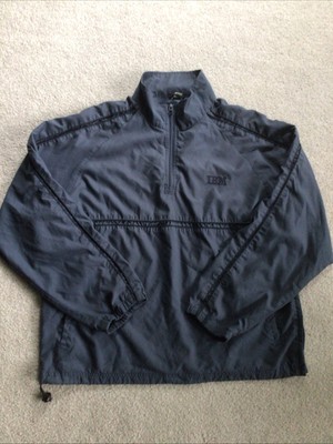 VTG IBM Destinations WindBreaker Jacket Mens L  Gray 1/4 Zip 90s Sports Pullover-image