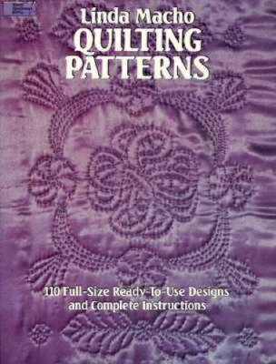 Quilting Patterns: 110 Full-Size Ready-to-Use Designs and Complete Instru - GOOD-image