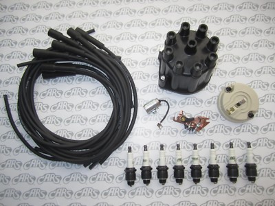 1959-1966 Buick Complete Ignition Tune-Up Kit with Wires & 8 Delco Spark Plugs-image