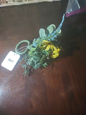 Pier 1 Napkin Holder Floral Design Multi Color-Brand New-SHIPS N 24 HOURS-image