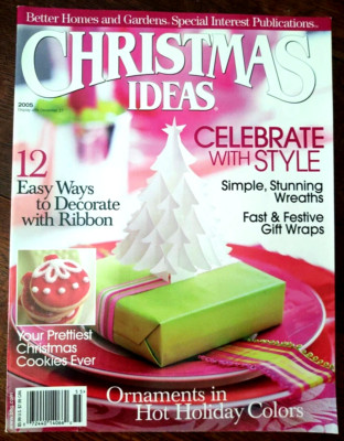 Christmas Ideas Magazine 2003 Better Homes & Gardens Celebrate With Style Free S-image