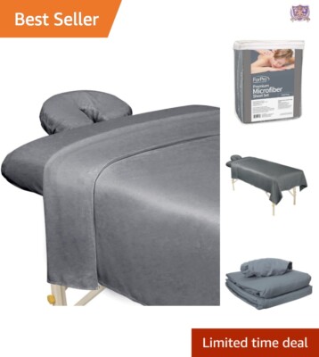 Microfiber 3-Piece Massage Sheet Set – Ultra-Light & Stain Resistant-image