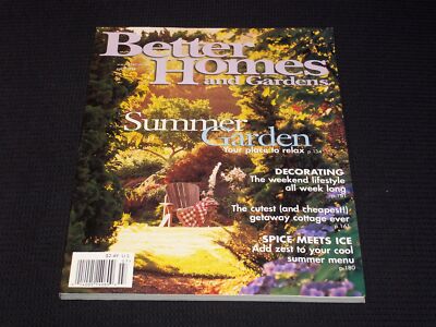 1998 JULY BETTER HOMES & GARDENS MAGAZINE - SUMMER GARDEN COVER - E 2665-image