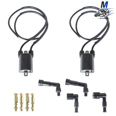 Complete Ignition Coil Wire Cap Kit For 1997-2008 Kawasaki Vulcan 1500 Classic-image