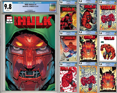 RED HULK #1 COVER PICK/VARIANTS/RATIOS CGC 9.8 NM 1:25 1:100 PRESALE 2/27/2025-image