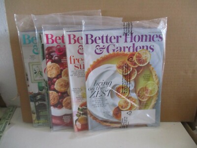 6 Magazine Back Issues:  Better Homes & Gardens  April - September 2020-image